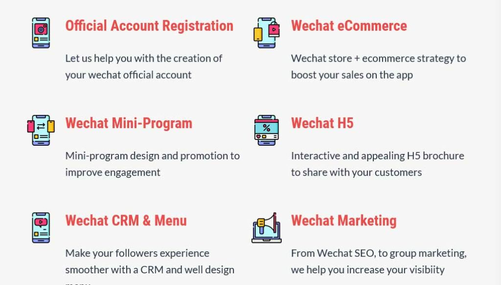 Gentlemen Marketing Agency - WeChat services