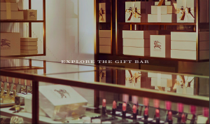Gift bar Burberry cosmetics bar